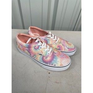Vans Off the Wall Sneaker Womens Size 9.5 721356 Peach Tie Dye Pastel Skateboard